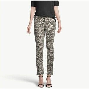 Chico’s So Slimming Girlfriend Slim Leg Ankle Animal Print Pants Size 8R (1R)